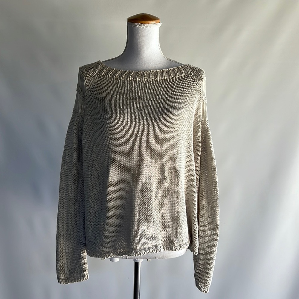 Sarah Sarah Lawrence Loose Knit Sweater - sz XL